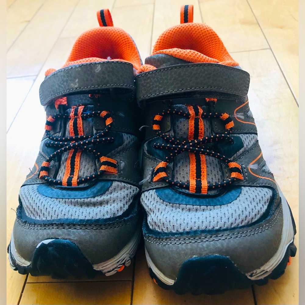 Merrell Trail Quest Leather Hiking Sneakers Little Kid Size 1.5W in Gunsmoke